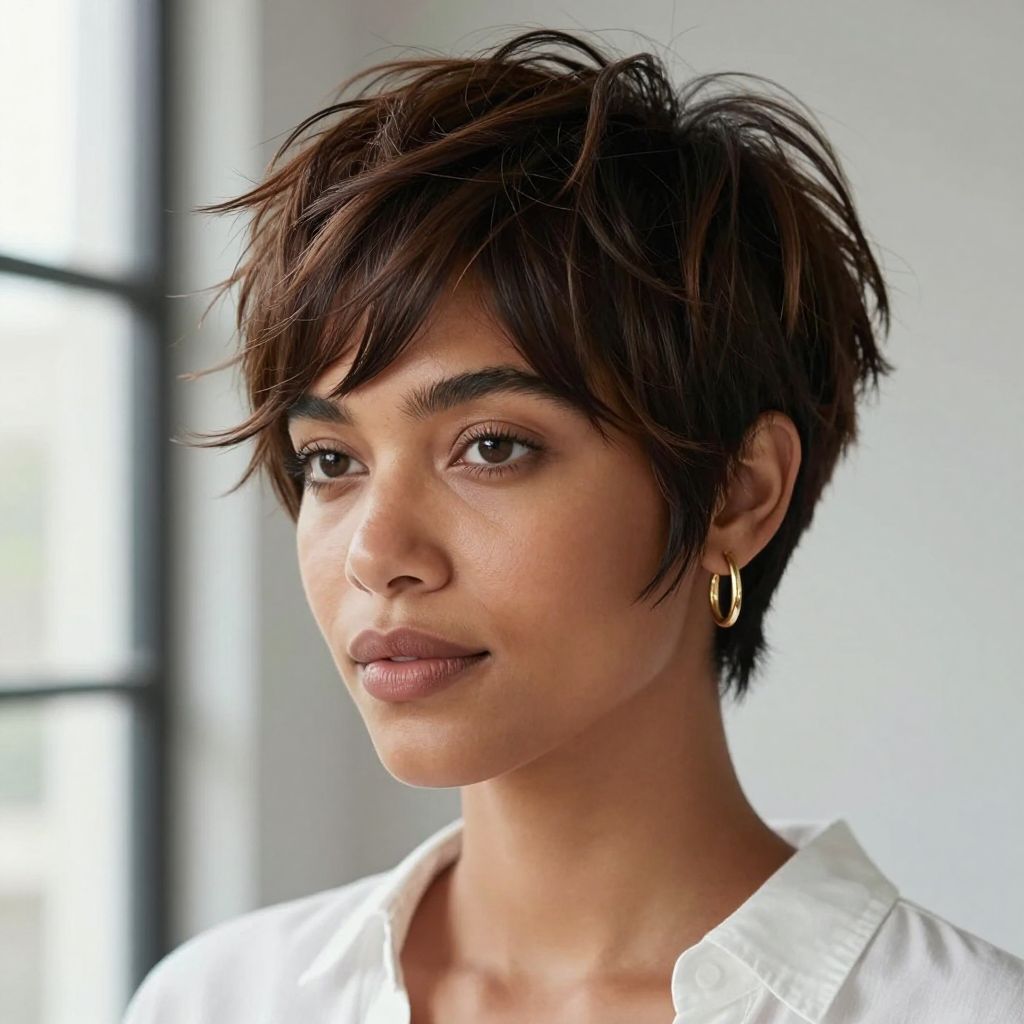 Textured Pixie with Tousled Layers