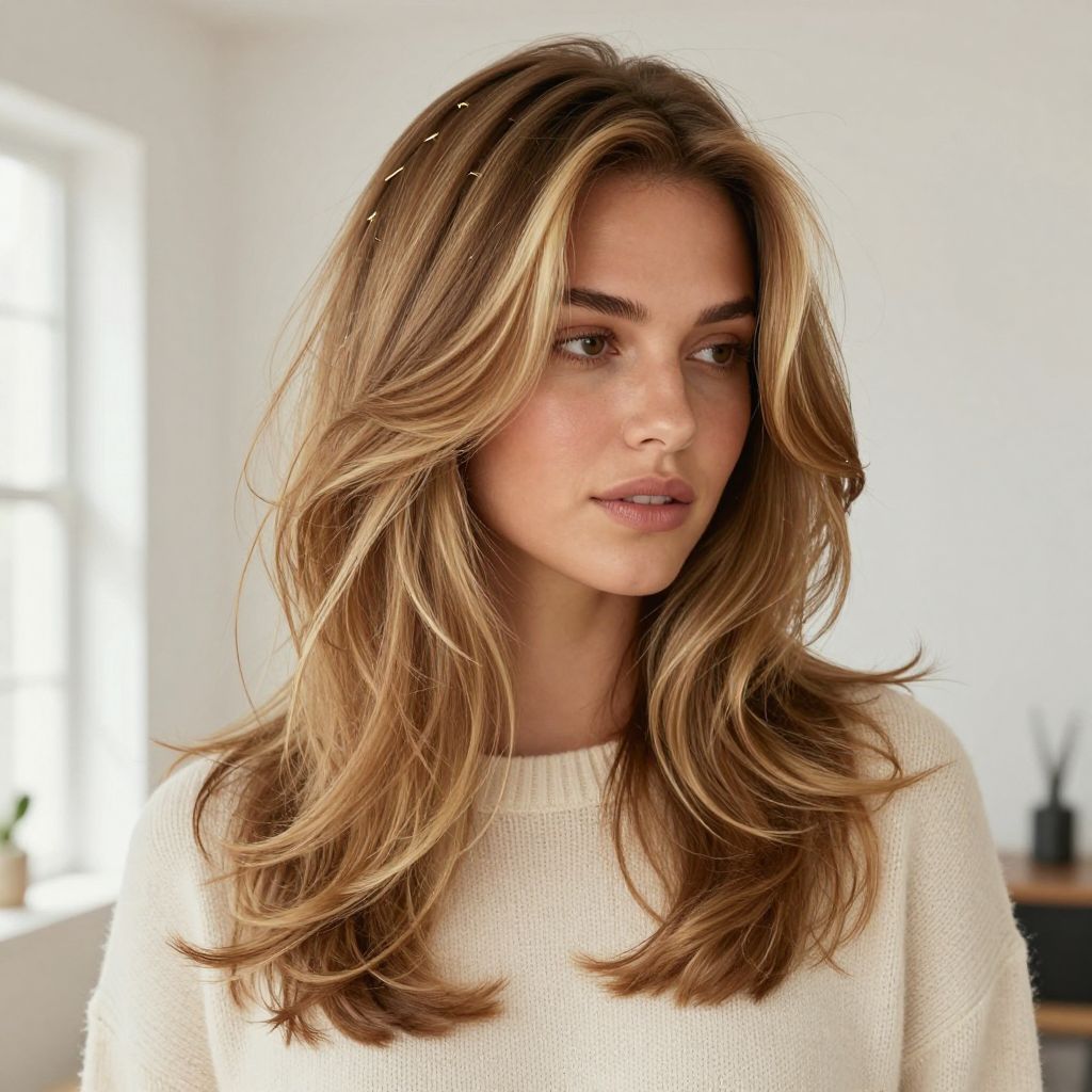 Fluffy Half-Up, Half-Down