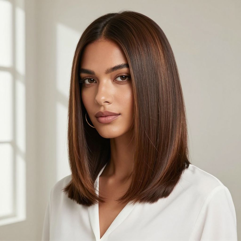 Chic Straight with Subtle Frizz