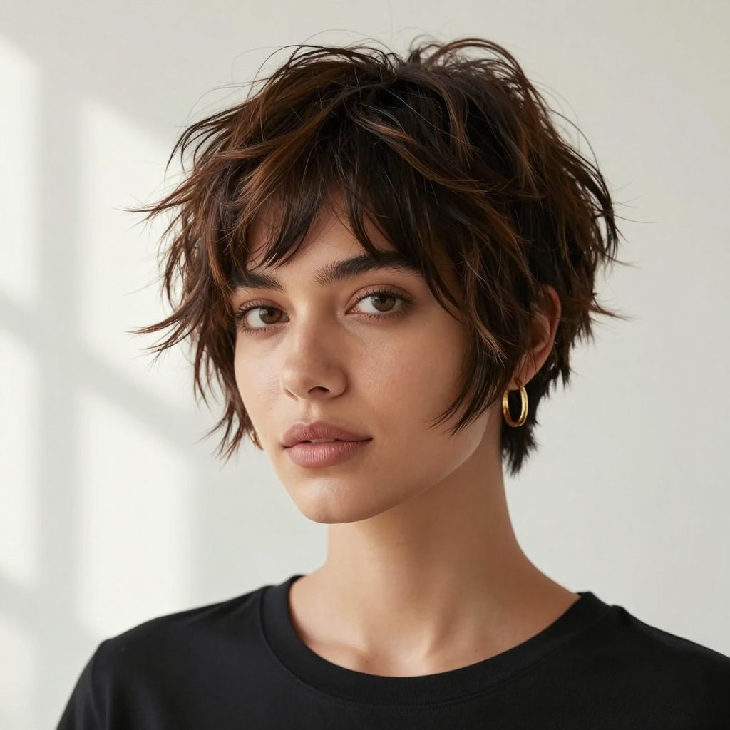Textured Pixie Cut