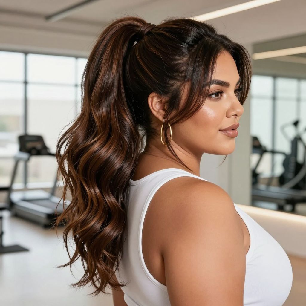 High Ponytail with Volume