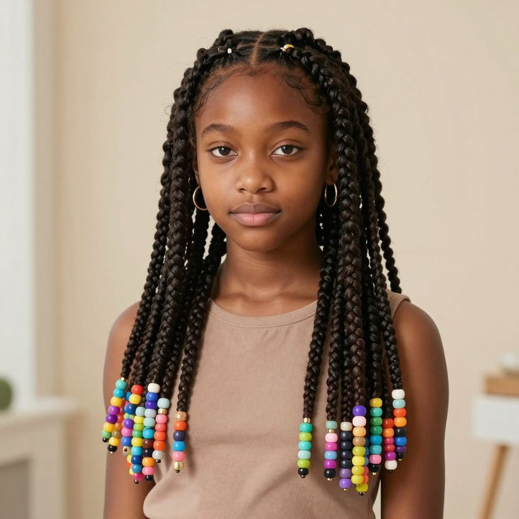 Two Strand Twists with Beads
