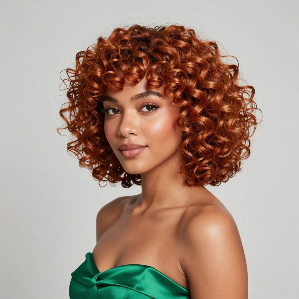 Curly Bob with Defined Ringlets