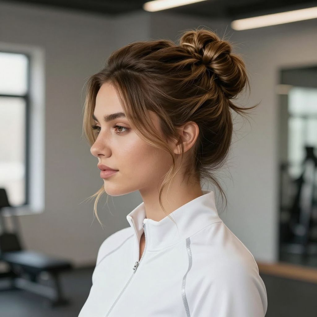 French Twist with a Messy Edge