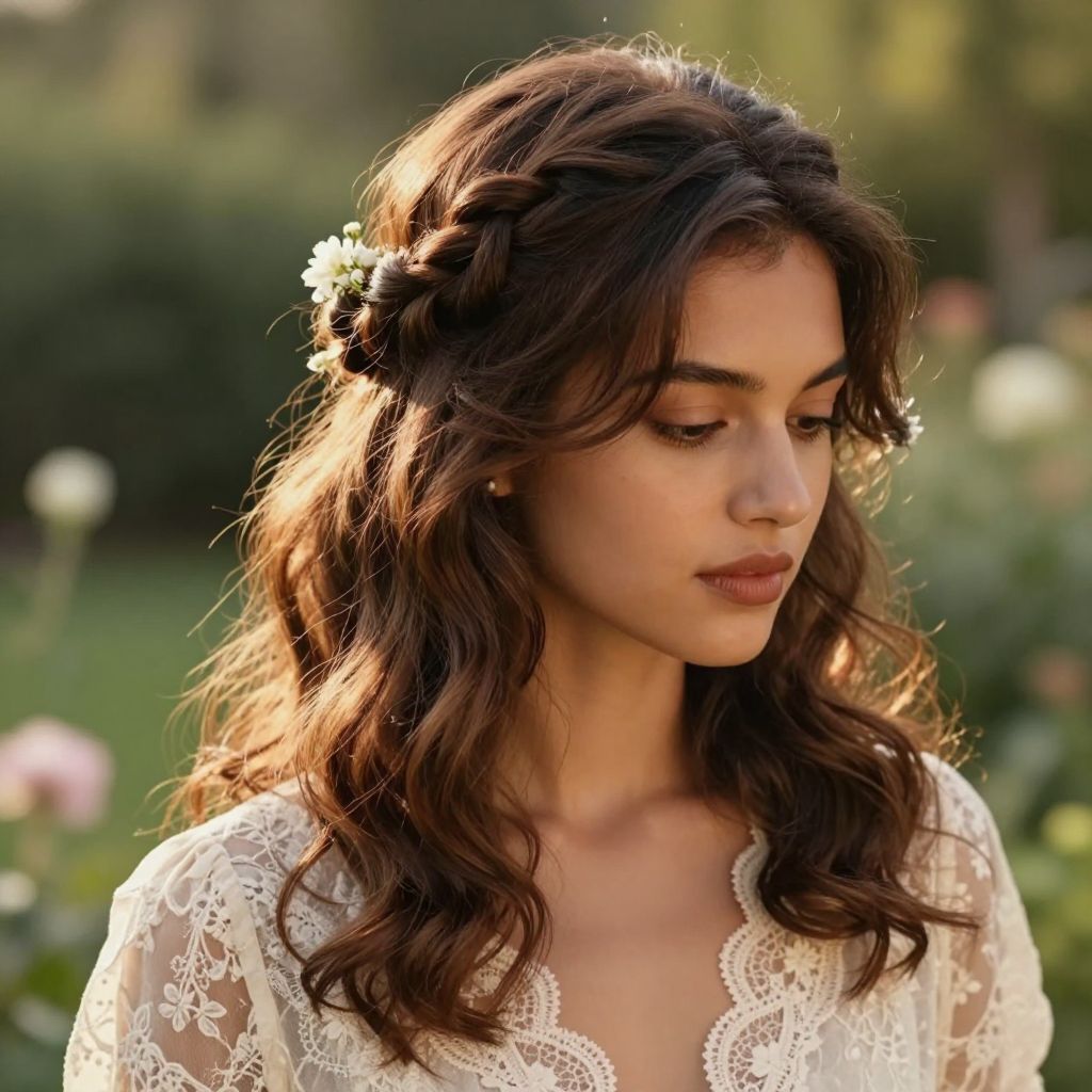 Twisted Crown Half Up
