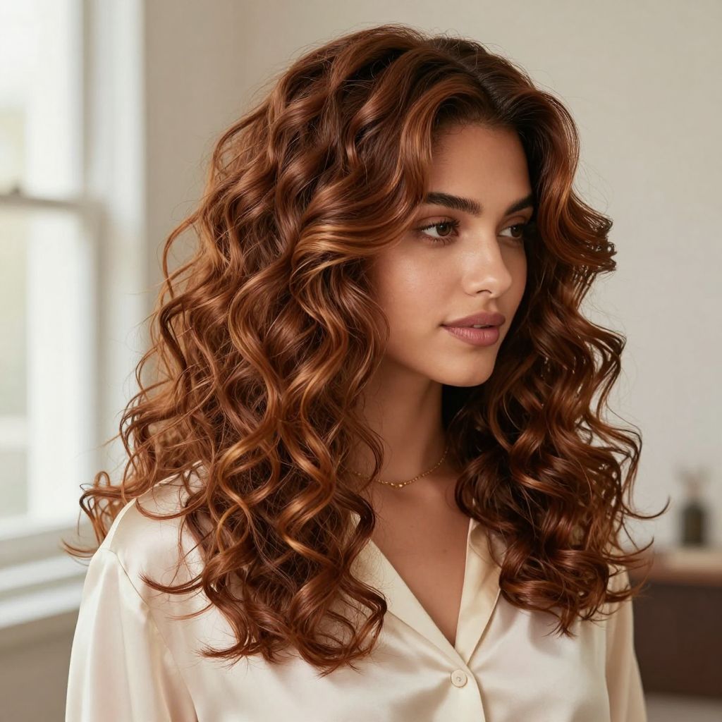 Curly Half Up Volume Burst