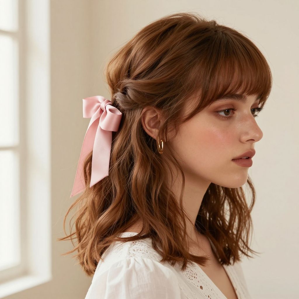 Ribbon Tie Half Up