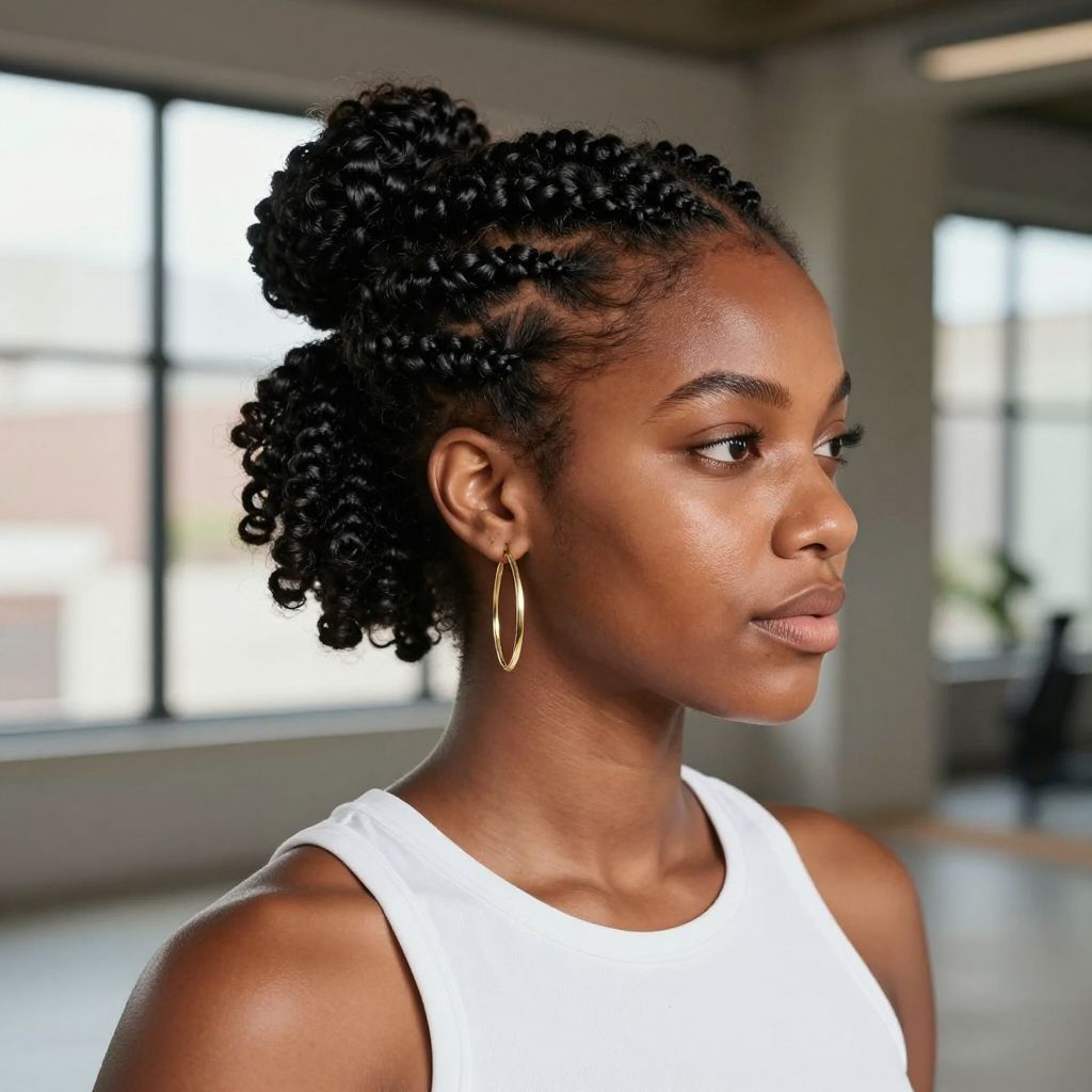 Flat Twist Bun